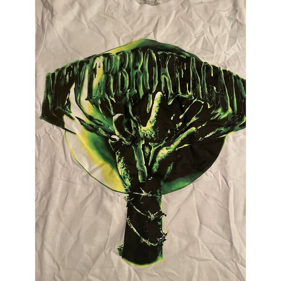 Vlone x Never Broke Again "Slime" NBA Men's Size Small T-shirt White - Picture 2 of 8